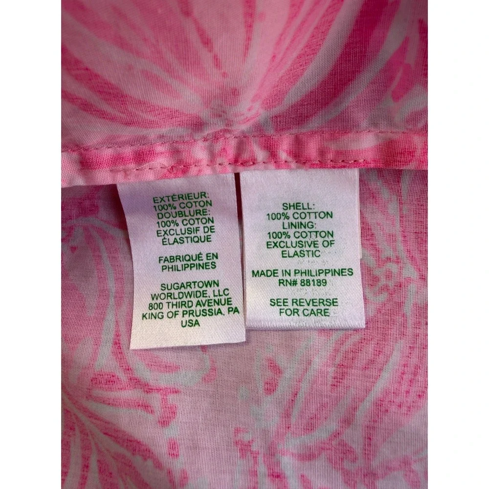 NWOT Lilly Pulitzer McKinnon Midi Cotton Sundress Pink Blossom Foxy Llama • 12